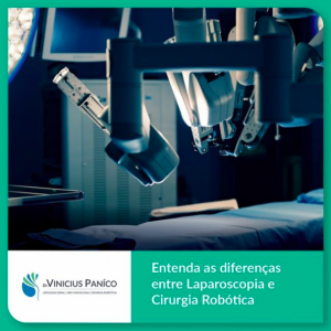 Diferença entre cirurgia laparoscópica e cirurgia robótica